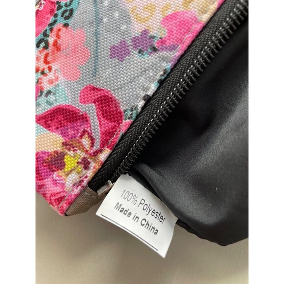 Glove It Orchid Cheetah Wristlet OS Pink Gray Floral Animal Print Pouch Chic NEW - Picture 5 of 8